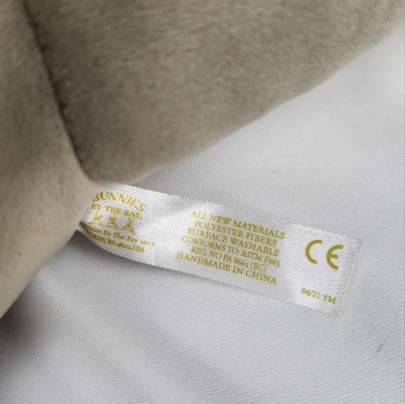 Bunnies By The Bay Plush Dinosaur T-Rex Soft Gray Grey Plush Stuffed Animal 21" - Picture 8 of 13